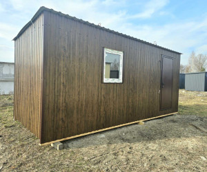 Побутівка (дачна) 6х2,4 м на дерев'яному каркасі