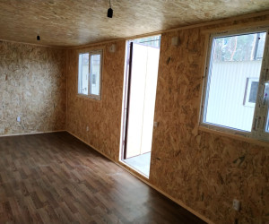 Побутівка (офіс) 6х2,4 м на деревяному каркасі