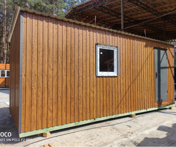 Побутівка (дачна) 6х2,4 м на дерев'яному каркасі