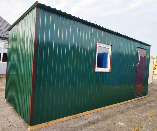 Побутівка (базова) 6х2,4 м на дерев'яному каркасі