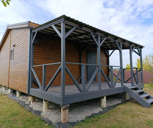 Будинок 7х6м +тераса 6х2,4м